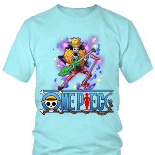 Áo thun Nam One Piece Brook Anime Mẫu 5 7 Màu