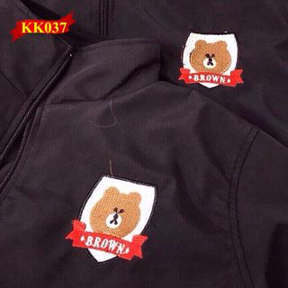 ÁO KHOÁC KAKI LOGO BROWN - KK037