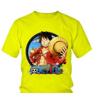 Áo thun Nam One Piece Luffy Anime Mẫu 5 7 Màu