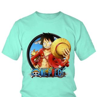 Áo thun Nam One Piece Luffy Anime Mẫu 5 7 Màu