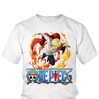 Áo thun Nam One Piece Sanji Anime Mẫu 3 7 Màu