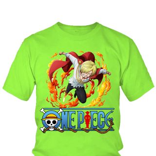 Áo thun Nam One Piece Sanji Anime Mẫu 3 7 Màu