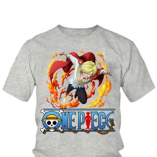Áo thun Nam One Piece Sanji Anime Mẫu 3 7 Màu