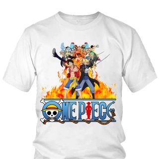 Áo thun Nam One Piece Luffy Anime Mẫu 12 7 Màu