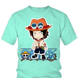 Áo thun thời trang One Piece Chibi Anime Mẫu 16