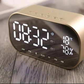 loa blotoot kết hợp đồng hồ báo thức