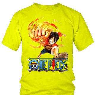 Áo thun Nam One Piece Luffy Anime Mẫu 7 7 Màu