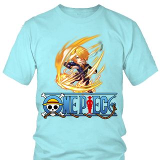 Áo thun Nam One Piece Sanji Anime Mẫu 4 7 Màu