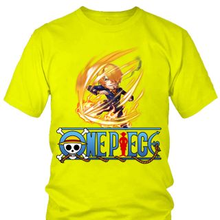 Áo thun Nam One Piece Sanji Anime Mẫu 4 7 Màu