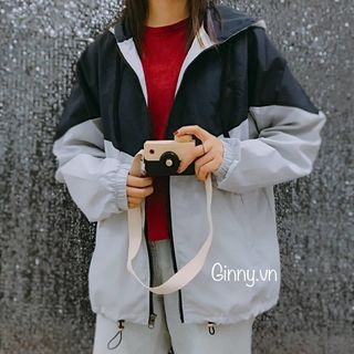 Áo khoác dù Phối 2 màu
