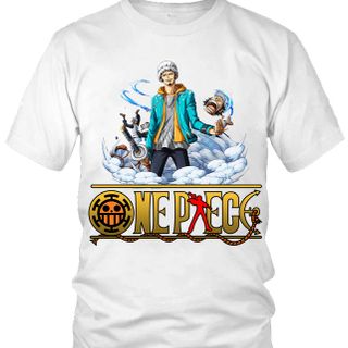 Áo thun Nam One Piece Trafalgar Law Anime Mẫu 5