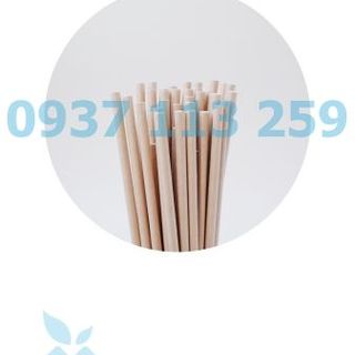 Ống Hút Giấy màu bất kì kích thước 197x6mm