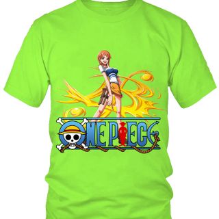 Áo thun Nam One Piece Nami Anime Mẫu 4 7 Màu
