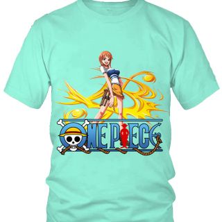 Áo thun Nam One Piece Nami Anime Mẫu 4 7 Màu