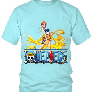 Áo thun Nam One Piece Nami Anime Mẫu 4 7 Màu