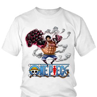 Áo thun Nam One Piece Luffy Gear Anime Mẫu 6 7 Màu