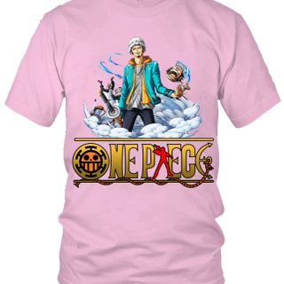 Áo thun Nam One Piece Trafalgar Law Anime Mẫu 5