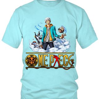 Áo thun Nam One Piece Trafalgar Law Anime Mẫu 5