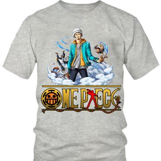 Áo thun Nam One Piece Trafalgar Law Anime Mẫu 5
