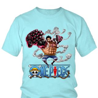 Áo thun Nam One Piece Luffy Gear Anime Mẫu 6 7 Màu