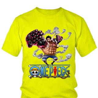 Áo thun Nam One Piece Luffy Gear Anime Mẫu 6 7 Màu