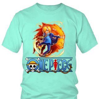 Áo thun Nam One Piece Sanji Anime Mẫu 5 7 Màu