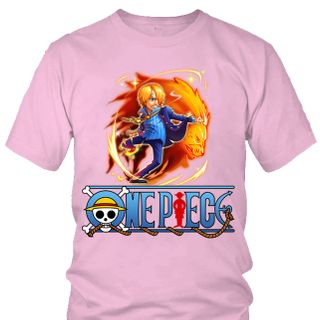 Áo thun Nam One Piece Sanji Anime Mẫu 5 7 Màu