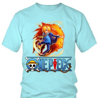 Áo thun Nam One Piece Sanji Anime Mẫu 5 7 Màu