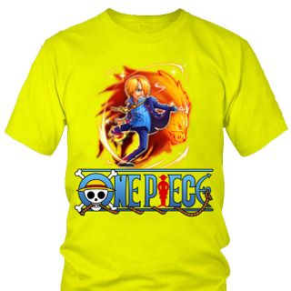 Áo thun Nam One Piece Sanji Anime Mẫu 5 7 Màu