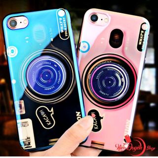 Ốp lưng hình máy ảnh kèm Popsocket nhiều dòng máy