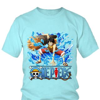 Áo thun Nam One Piece Luffy Anime Mẫu 8 7 Màu