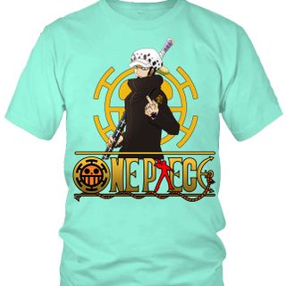 Áo thun Nam One Piece Trafalgar Law Anime Mẫu 6