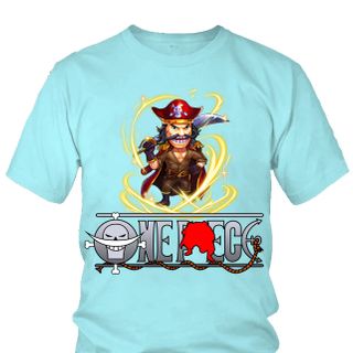 Áo thun Nam One Piece Râu Trắng Anime Mẫu 8 7 Màu