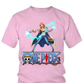 Áo thun Nam One Piece Nami Anime Mẫu 5 7 Màu