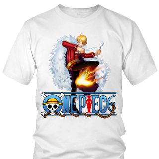 Áo thun Nam One Piece Sanji Anime Mẫu 6 7 Màu