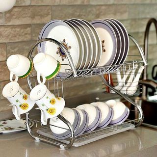 Kệ Chén Inox 2 Tầng