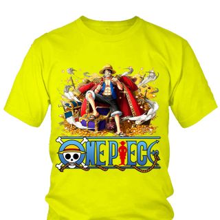 Áo thun Nam One Piece Luffy Anime Mẫu 15 7 Màu