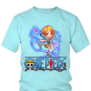 Áo thun Nam One Piece Nami Anime Mẫu 6 7 Màu