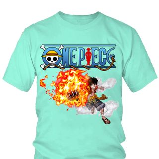 Áo thun Nam One Piece Luffy Anime Mẫu 16 7 Màu
