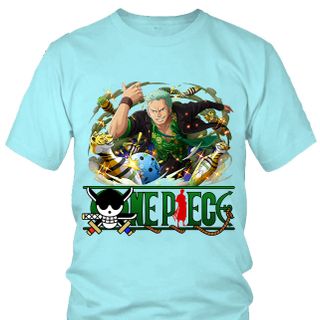 Áo thun Nam One Piece Zoro Anime Mẫu 9