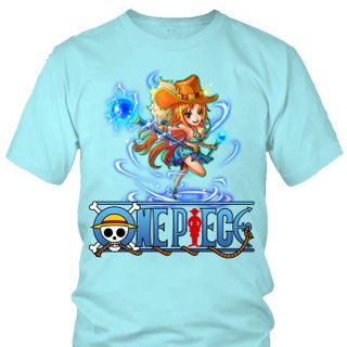 Áo thun Nam One Piece Nami Anime Mẫu 7 7 Màu