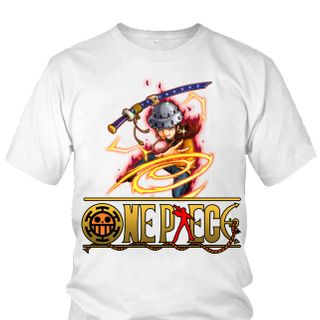 Áo thun Nam One Piece Trafalgar Law Anime Mẫu 8