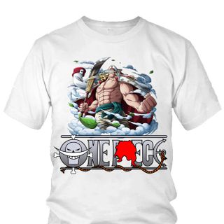 Áo thun Nam One Piece Râu Trắng Anime Mẫu 3 7 Màu