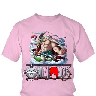 Áo thun Nam One Piece Râu Trắng Anime Mẫu 3 7 Màu