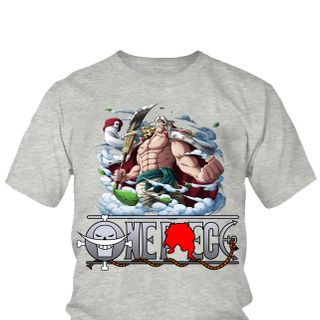 Áo thun Nam One Piece Râu Trắng Anime Mẫu 3 7 Màu