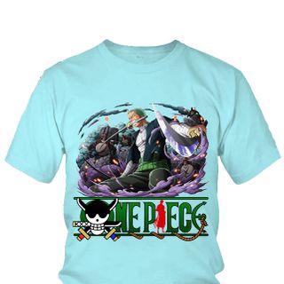 Áo thun Nam One Piece Zoro Anime Mẫu 11