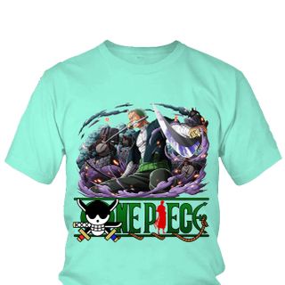 Áo thun Nam One Piece Zoro Anime Mẫu 11