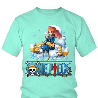 Áo thun Nam One Piece Nami Anime Mẫu 8 7 Màu