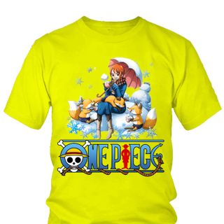 Áo thun Nam One Piece Nami Anime Mẫu 8 7 Màu