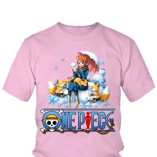 Áo thun Nam One Piece Nami Anime Mẫu 8 7 Màu